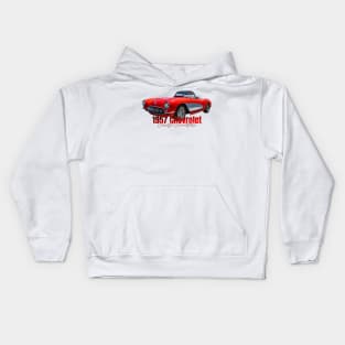 1957 Chevrolet Corvette Convertible Kids Hoodie